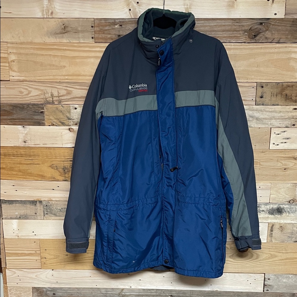 Columbia 3 in 1 Coat size XL Tall Navy and Charcoal Performance Coat